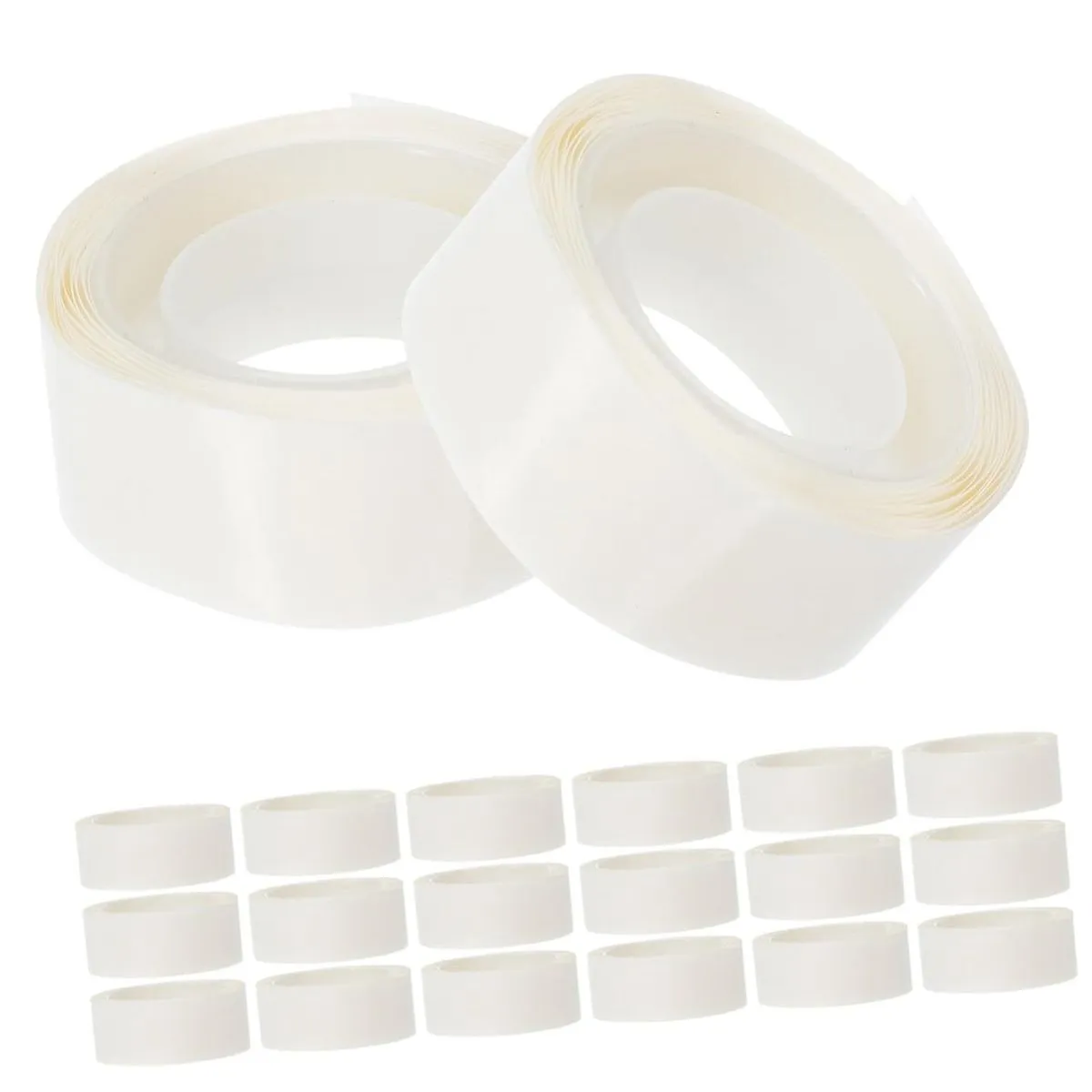 20Rolls Removable Adhesive Dots Double Sided Tape Transparent for Crafts