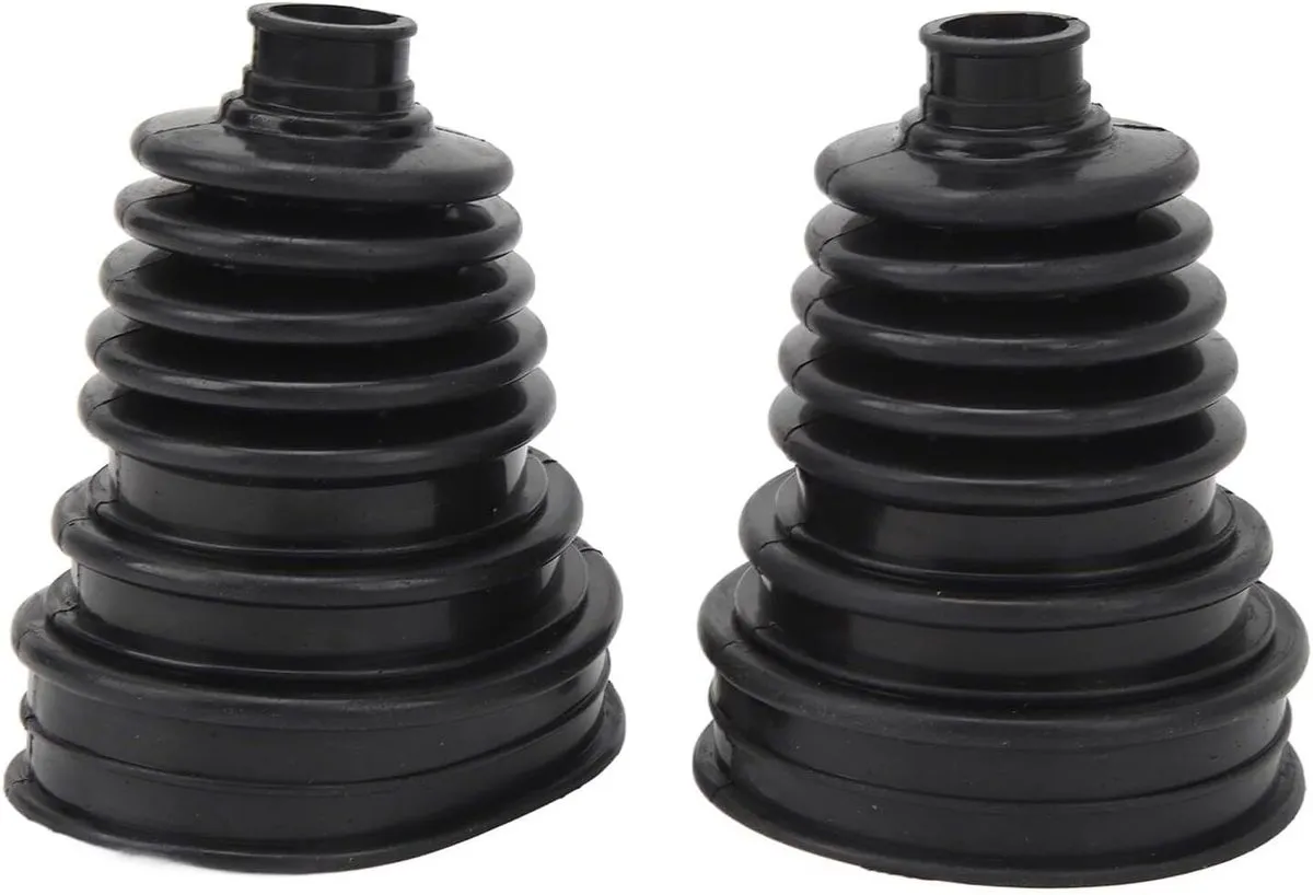 2-Piece CV Boots Highly Flexible Universal Constant Velocity Joint Boot Set