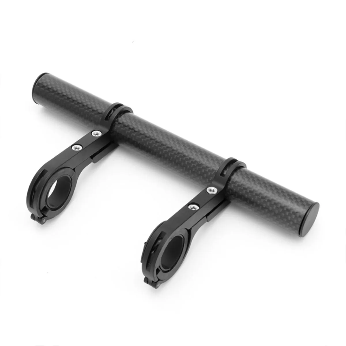 Bike Handlebar Extender Bicycle Extension for Speedometer Headlight - Black
