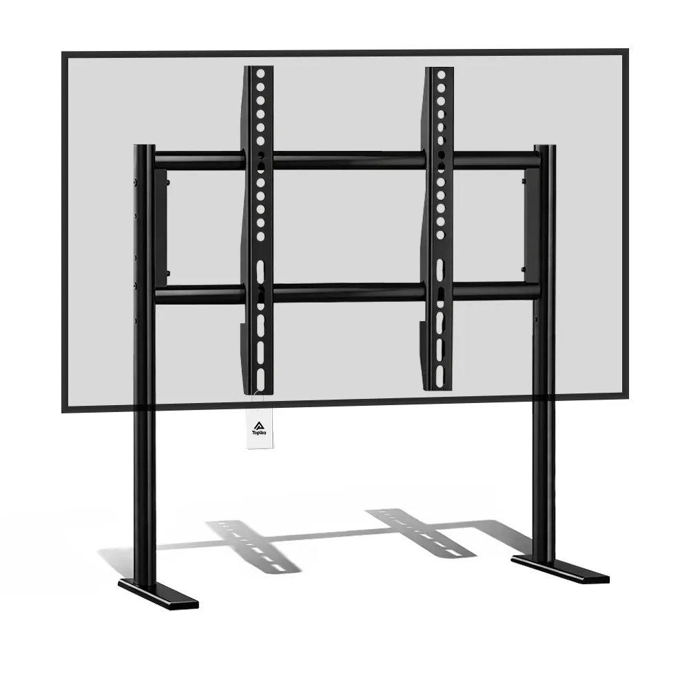 Topika Adjustable Table Top TV Stand with Heavy-Duty double tube Steel Base - TD-L101