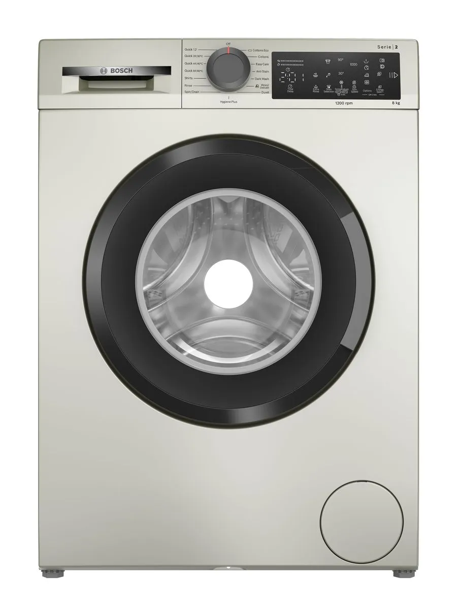 Bosch 8kg Slimline Washing Machine Series 2 Silver Inox
