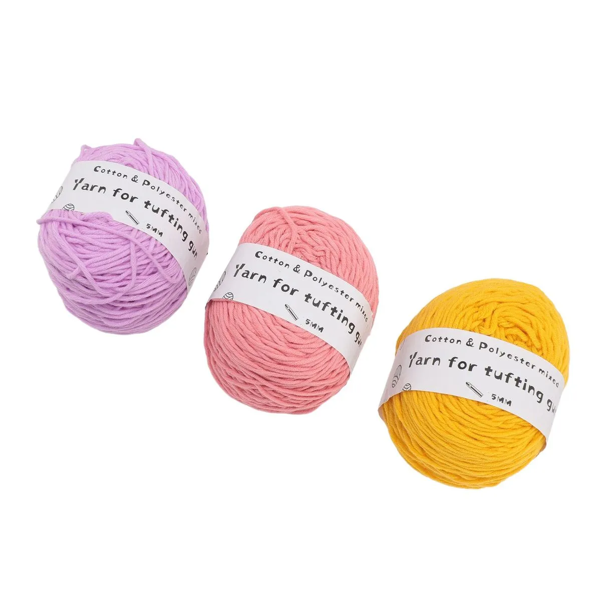 Soft Cotton Yarn 8 Strands for Crochet Beginners