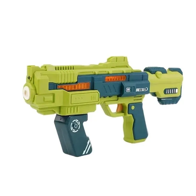 Electric Bubble Gun - Toy Gun - Outdoor Toys for Boys - Green