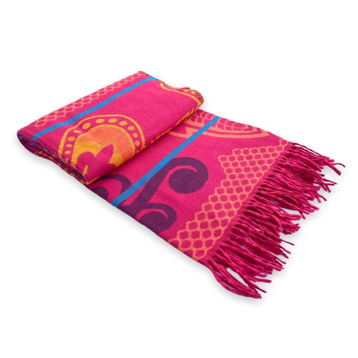 Aranda My Africa Basotho Blanket Throw Bella-Vita - Grape Carise