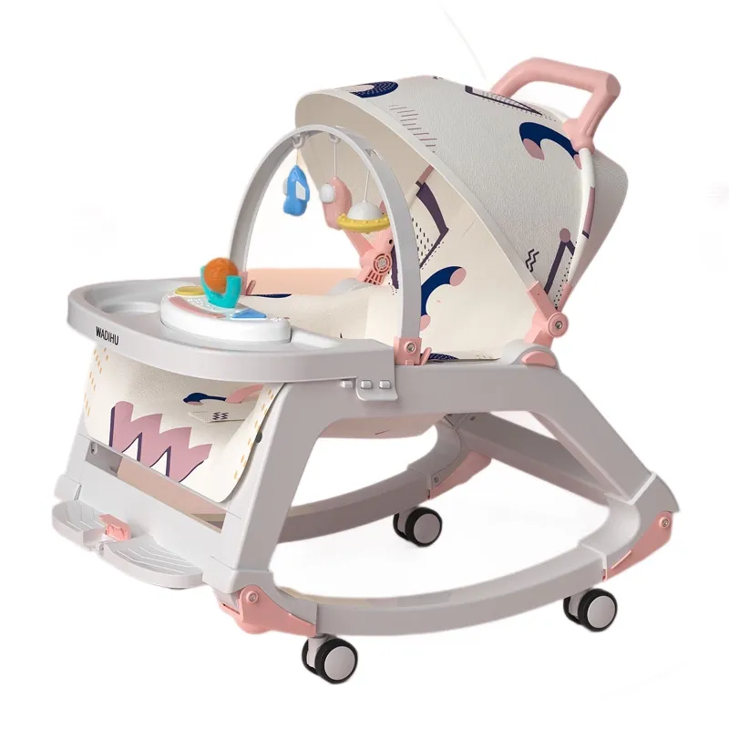 Baby Rocker Bouncer Swing Chair Infant to Toddler Portable Soothing Seat