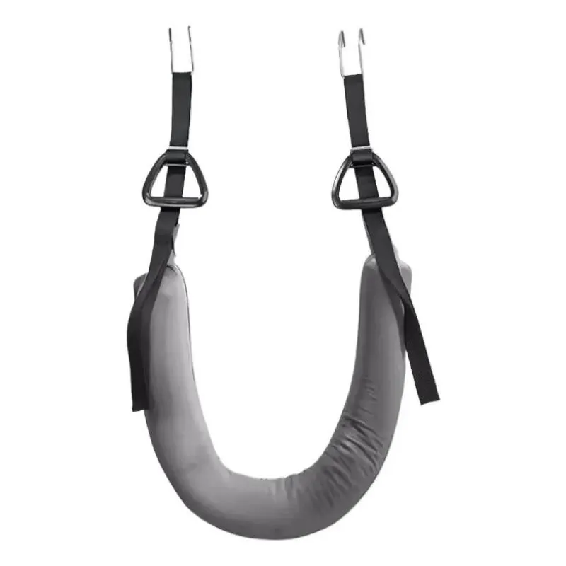 Lumbar Traction Belt for Spinal Stretching - Grey