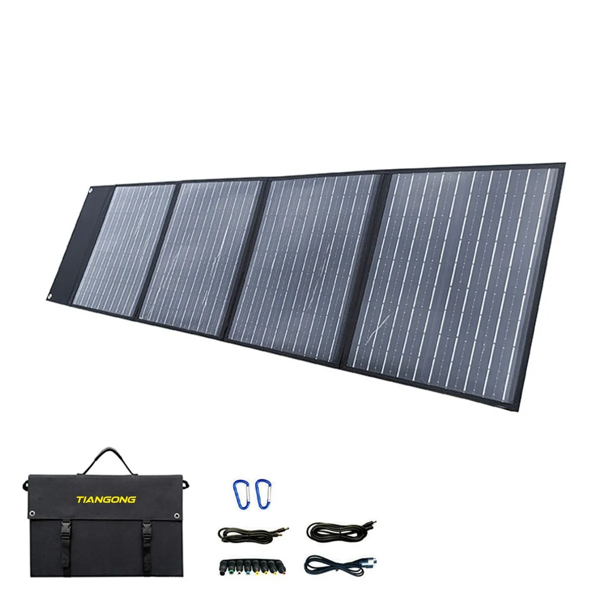 TIANGONG - Portable Solar Panel for Camping,4 Foldable Outdoor Solar Panels