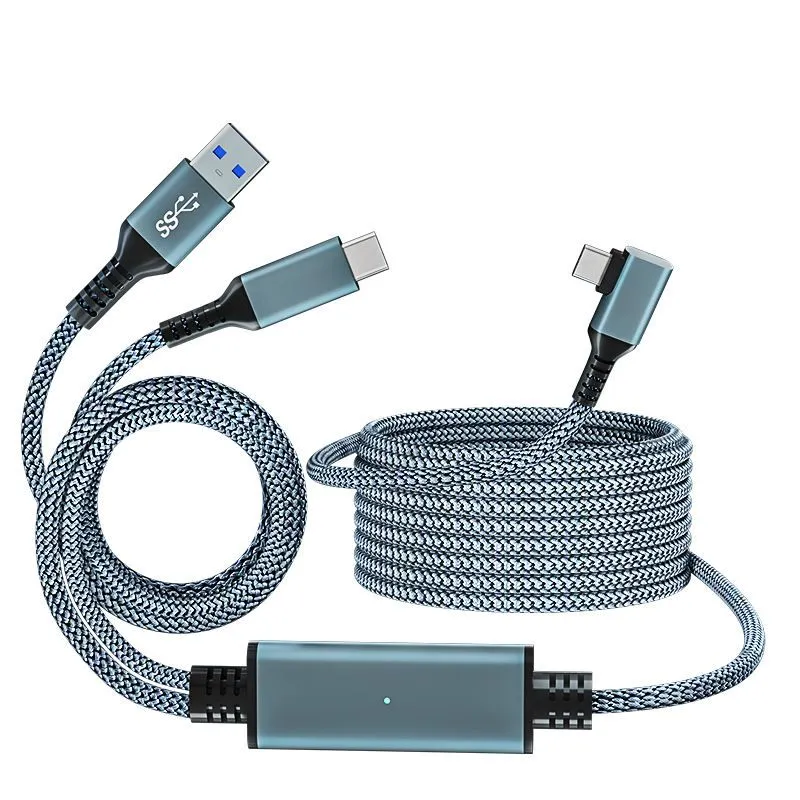 3 in 1 VR Fast Charging Link Cable16FT , compatible with Quest 3S/3/Quest 2