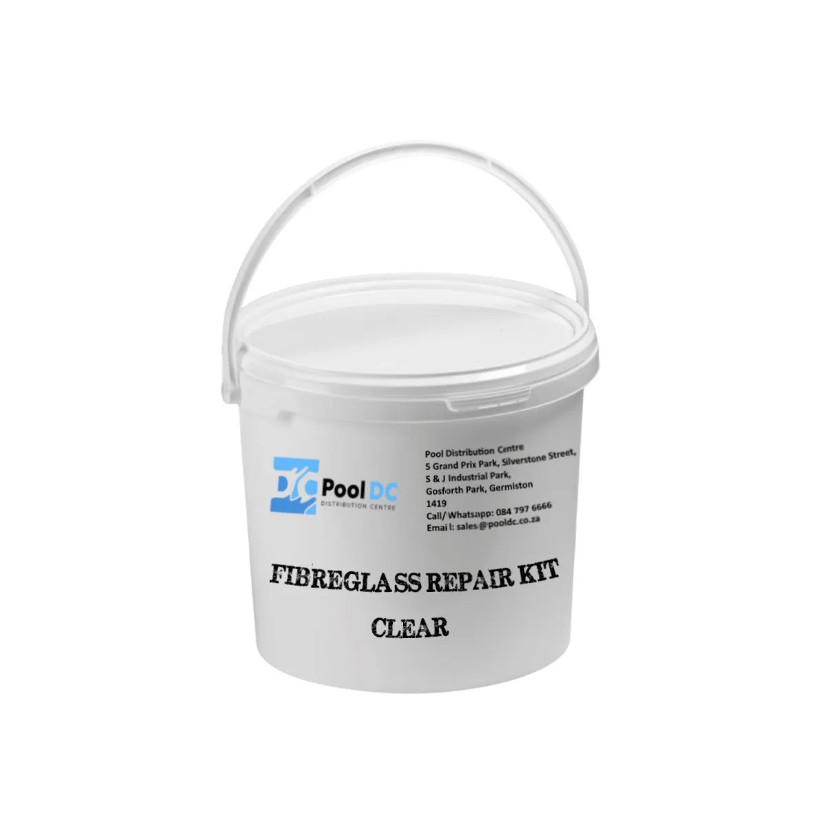 Fibreglass Repair Kit - Boats, Canoes, Trailers, Caravans, Swimming Pools - Clear