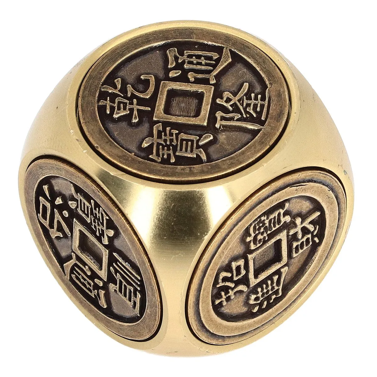 Fingertip Rotating Cube Embossed 6 Sided Anti Anxiety Stress Relief Toy