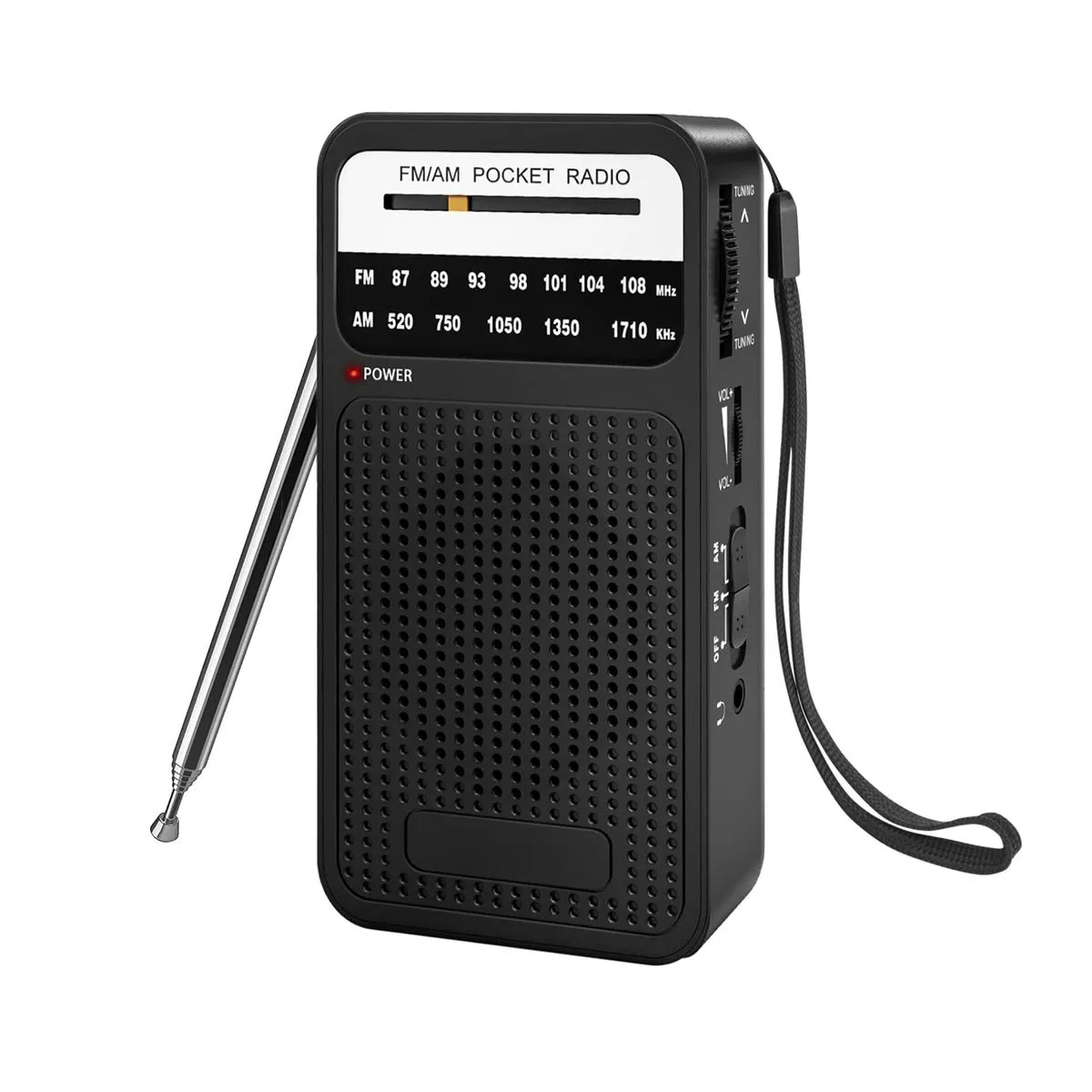 Radio AM FM with Best Reception, Goodes Transistor Radio with Loud Speaker