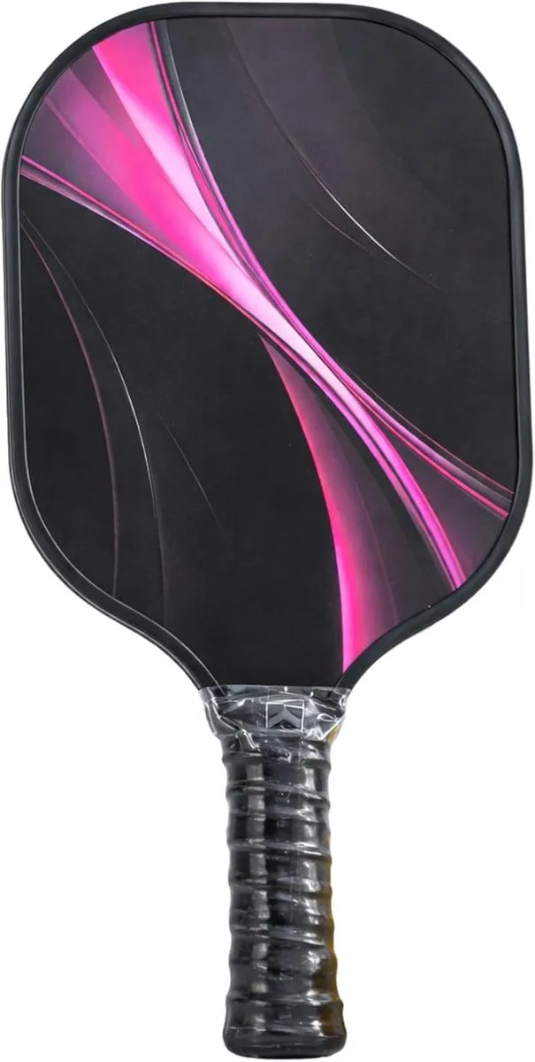Pickleball Paddle - Lightweight Graphite Surface Racket with Cushioned Grip