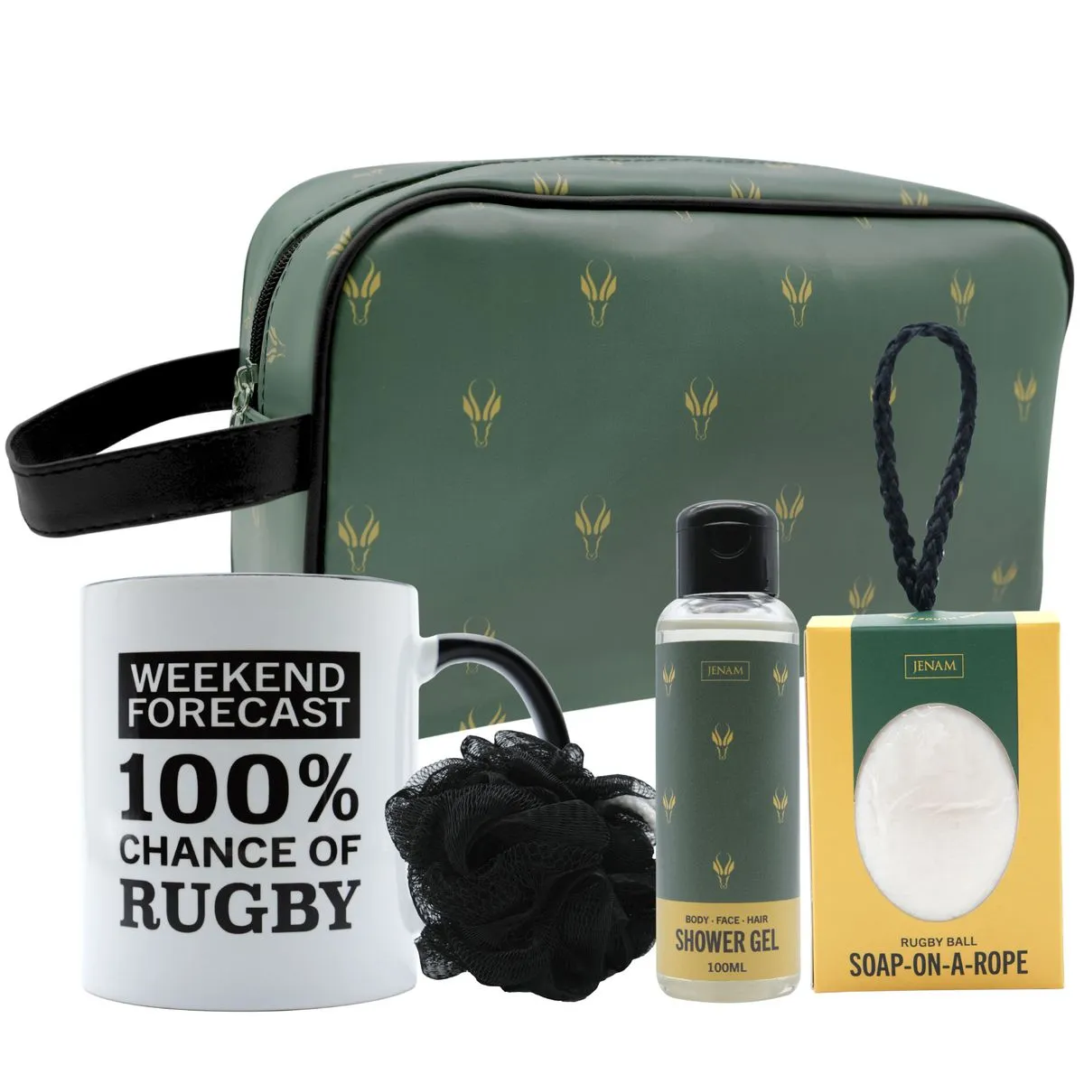 Jenam Men's Gift Set - Rugby Edition - Springbok Supporter Gift