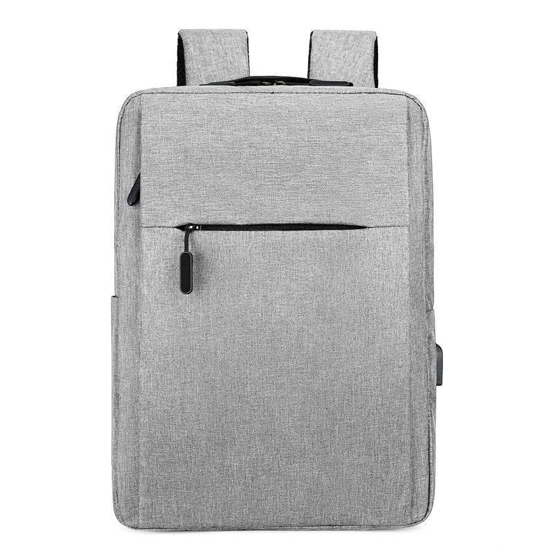 Laptop Backpack for Travel Business with USB Charging Port - Grey
