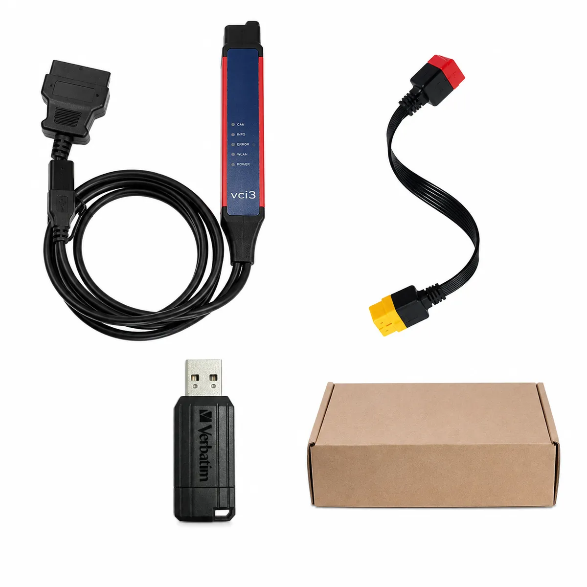 Scania VCI3 SDP3 Diagnostic Tool with OBD2 Extension and USB Software