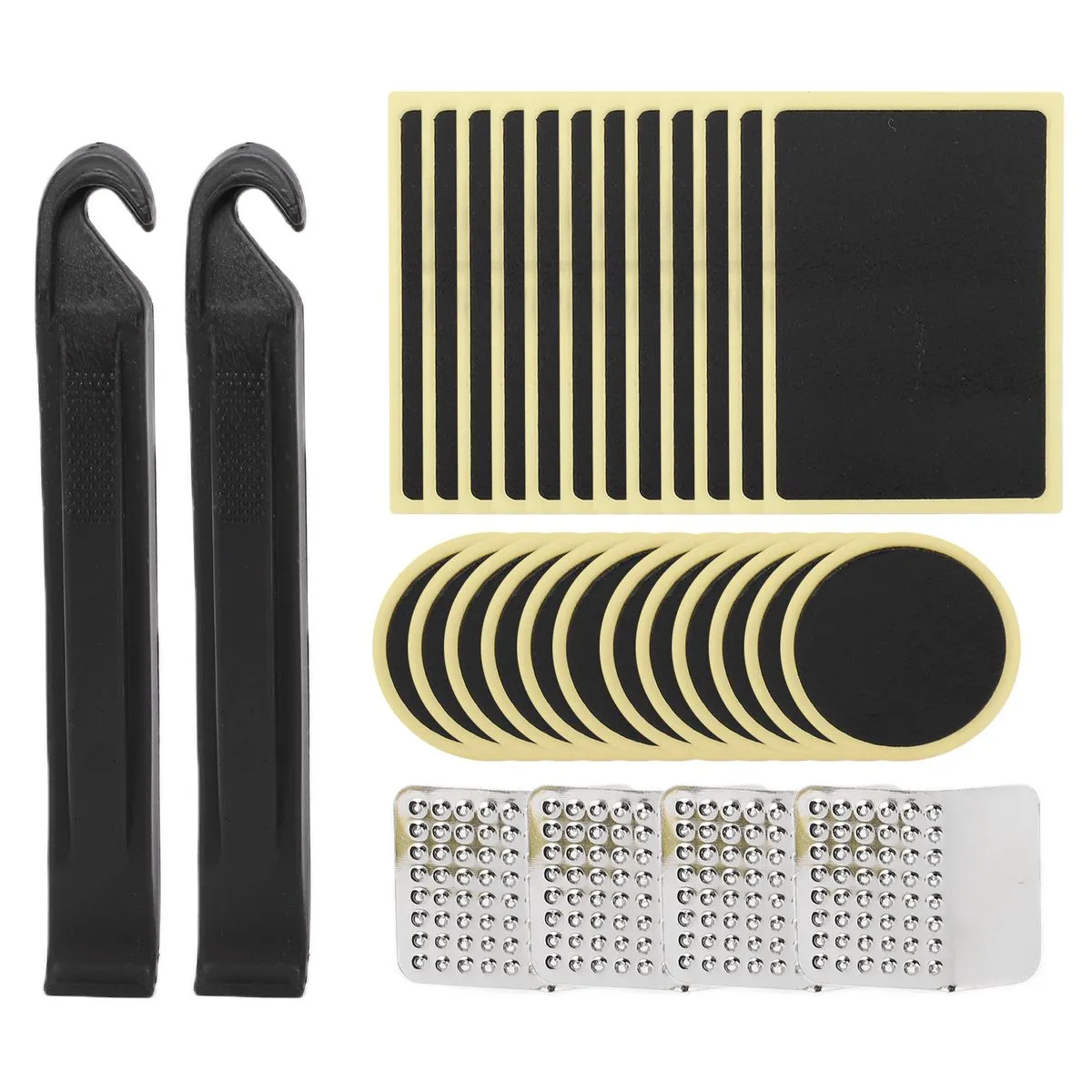 Glueless Bike Tire Repair Patches - 30 Piece
