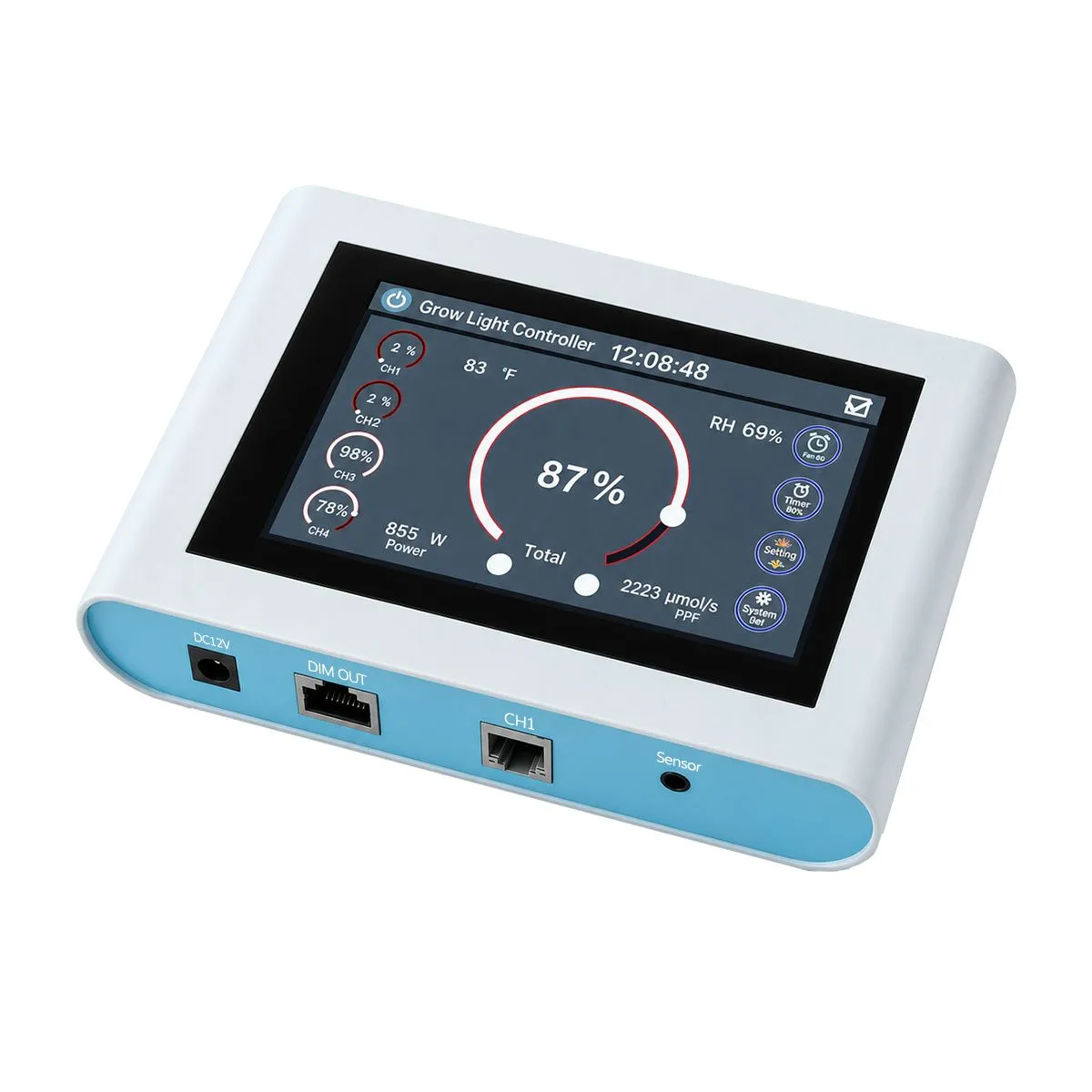 Grow Light Wireless Master Controller with Remote Control Function