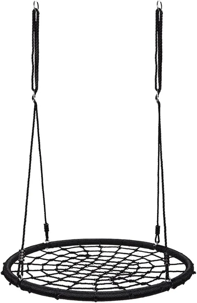 Tree Swing Net Spider Swing - Black