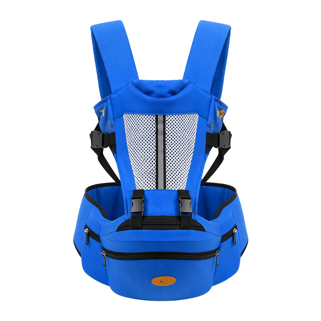 Baby Front-Facing Adjustable Hip Seat Carrier - Blue
