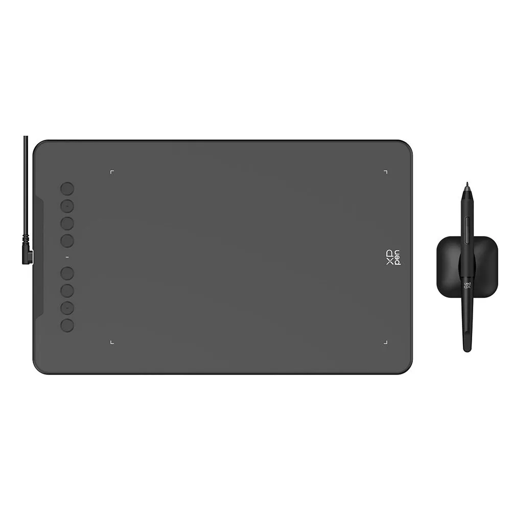 XPPen Deco01 V3 Graphics Drawing Tablet With Stylus - Black