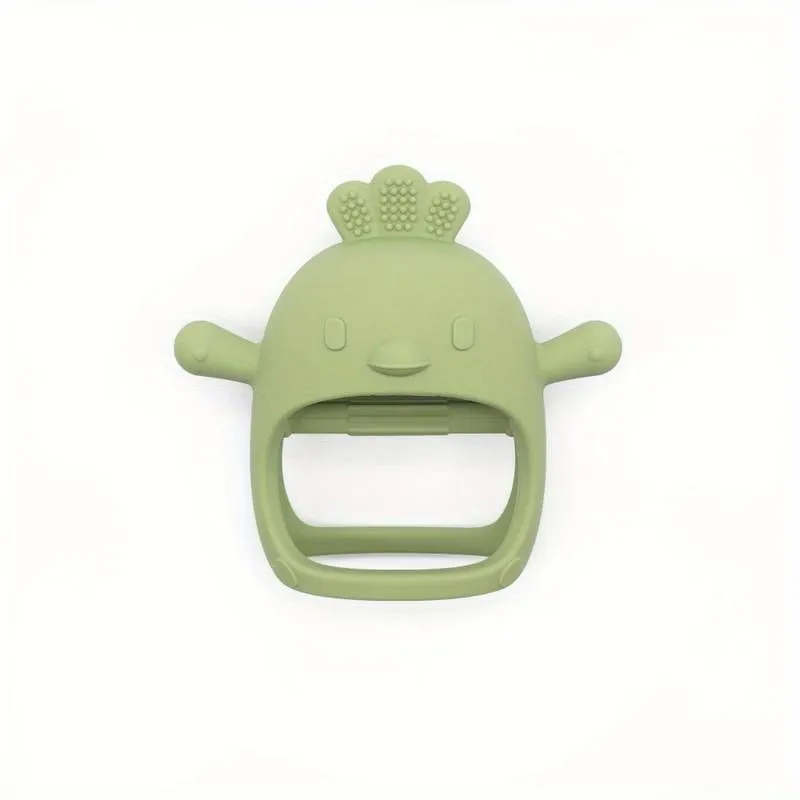 BabyWombWorld Silicone Teether Baby Soothing Chicken - Green