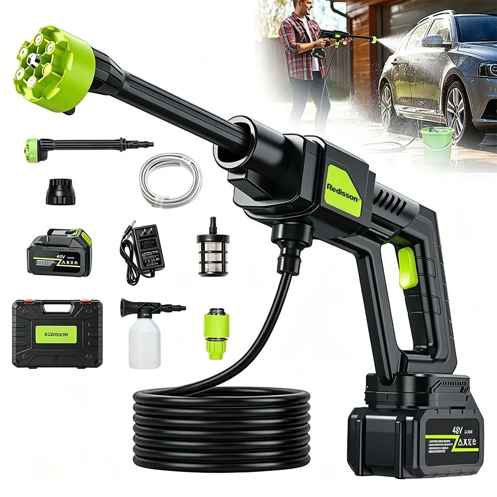 Redisson 6-in-1 Cordless High-Pressure Washer, Brushless Motor