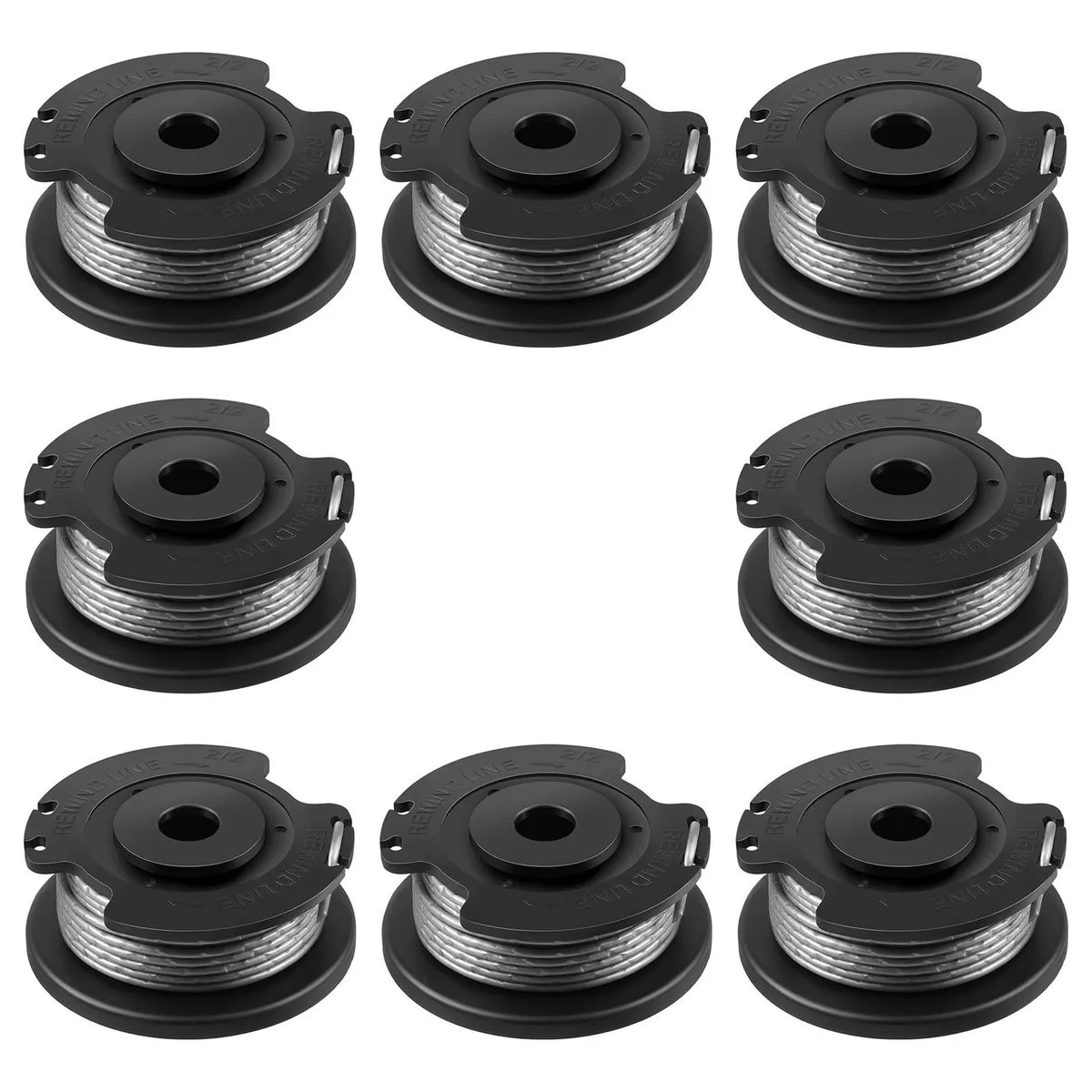 8 Pack String Trimmer Spool Line For Bosch Easygrasscut 23 26 18