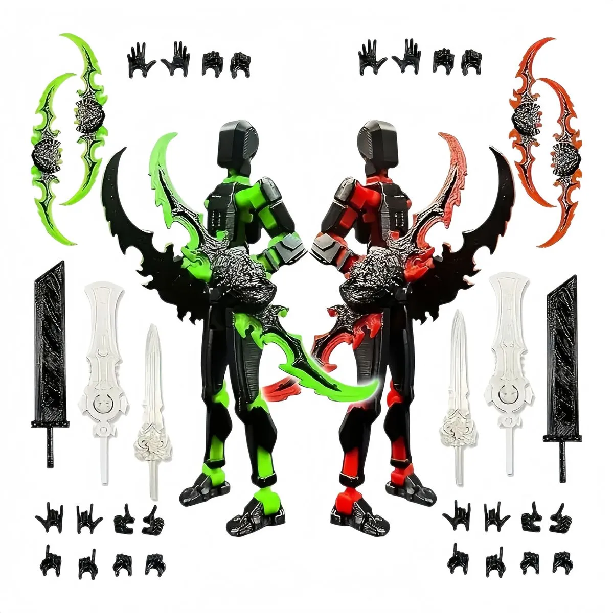 Kingdushi Action Figure - 3d Printed Desktop Model Assembly-Style Titan