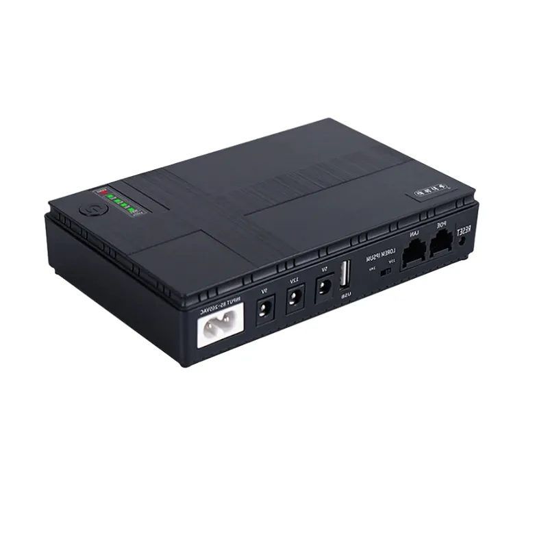 Never Lose Connection with UPS: Mini DC UPS 24000mAh For WiFi Routers - Black