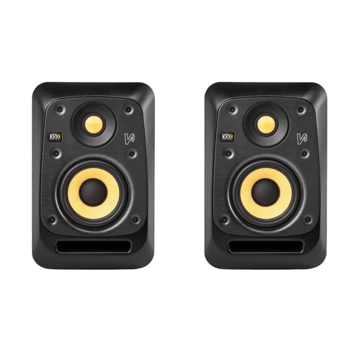 KRK V4 Series 4 V4S4 - 4" Powered Studio Reference Monitor (Black) - Pair