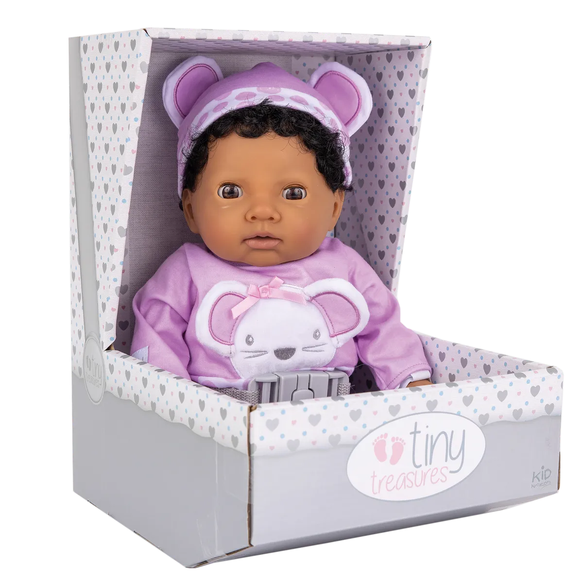 Tiny Treasures Doll In Purple