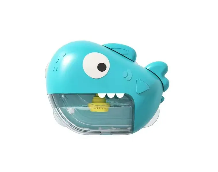 Cute Whale Bubble Bath Toy - Blue