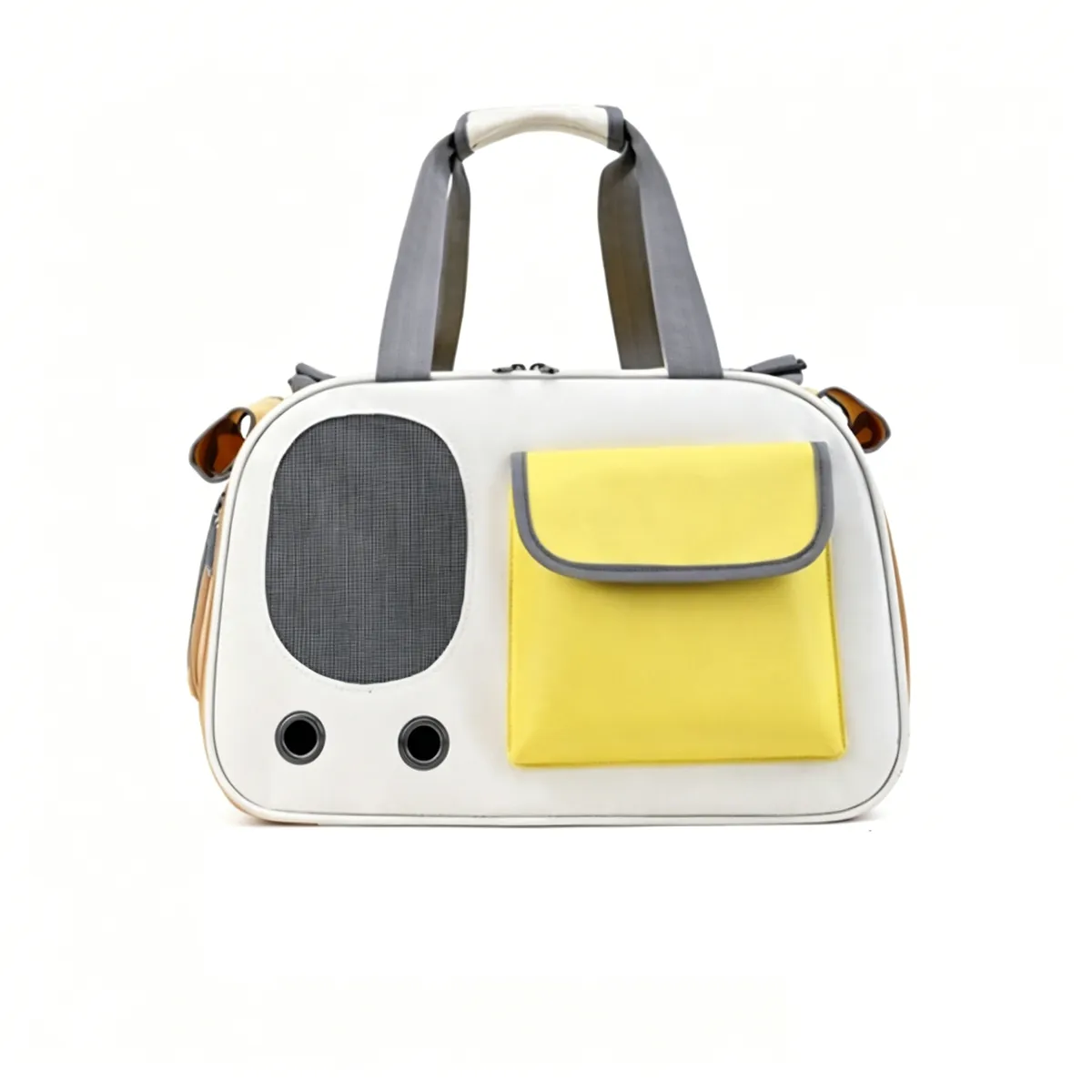 Soft-Sided Pet Carrier Bag, Breathable Portable Cat Travel Carrier