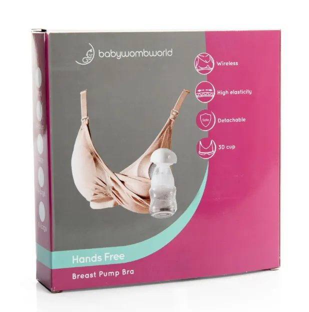 BabyWombWorld Seamless Hands Free Breast Pump Bra