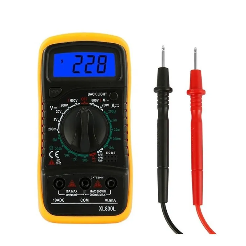 LCD Mini Digital Multimeter Testing Tool