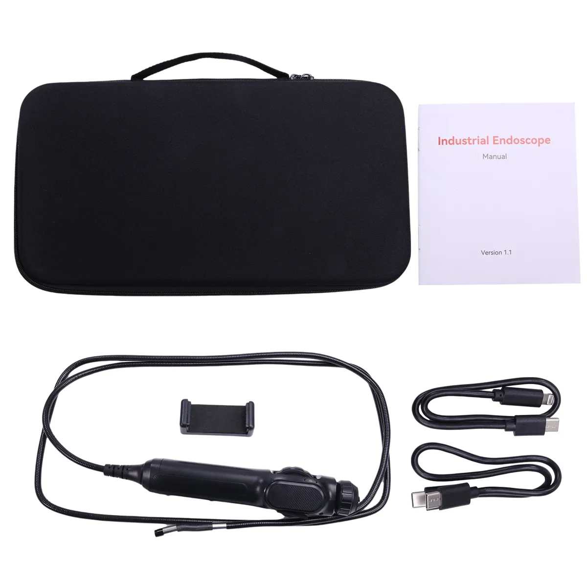 Industrial Endoscope with 8Mm Articulating Camera Compatible with None