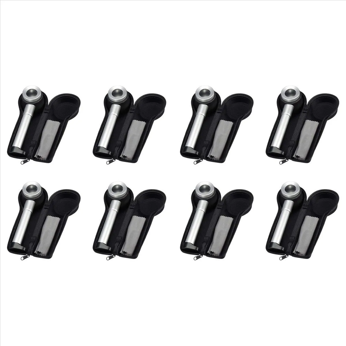 Handheld 45X Folding Tester Metal Magnifiers Cloth Thread Counter