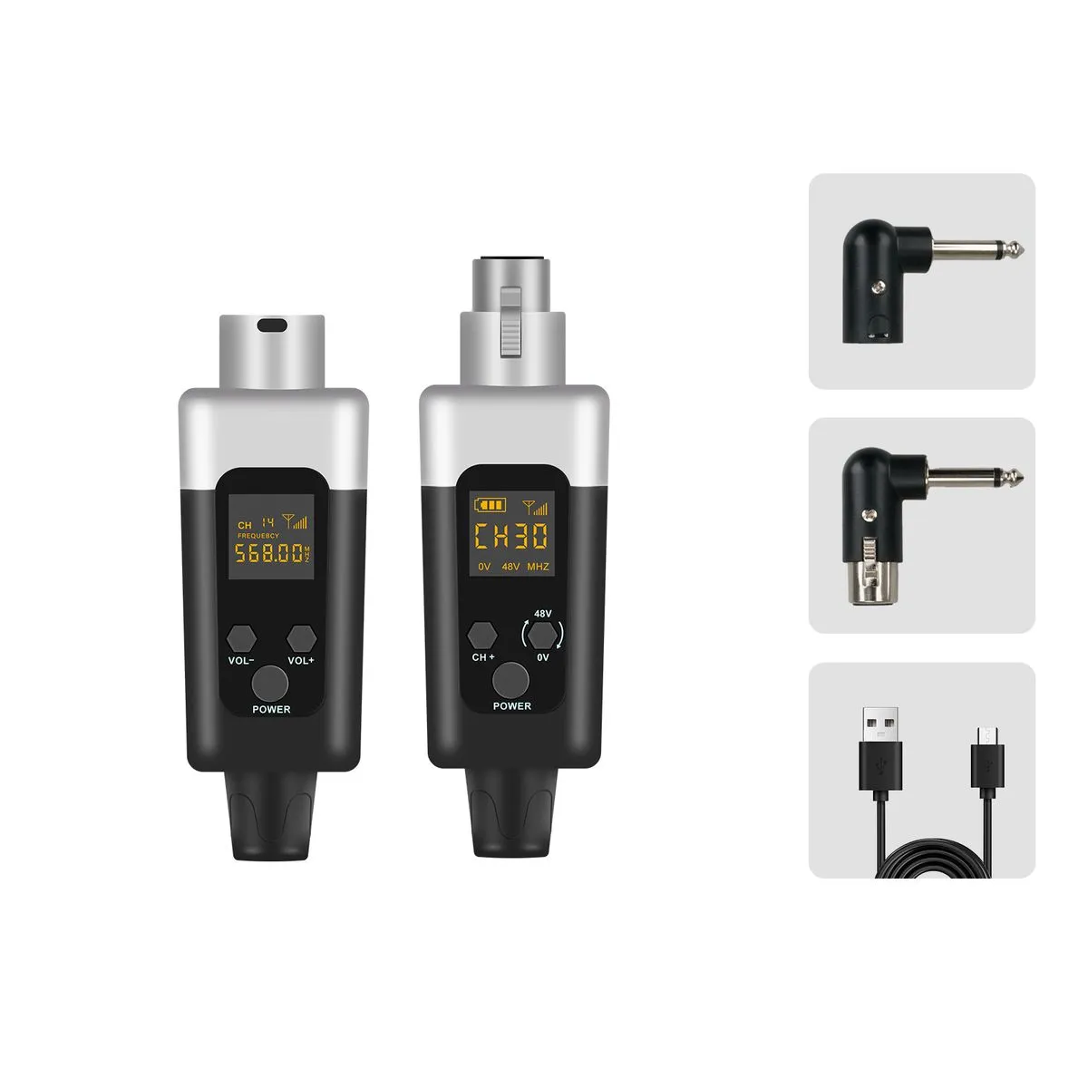 Wireless Microphone Converter XLR Transmitter and Receiver MIC converter - G88-1