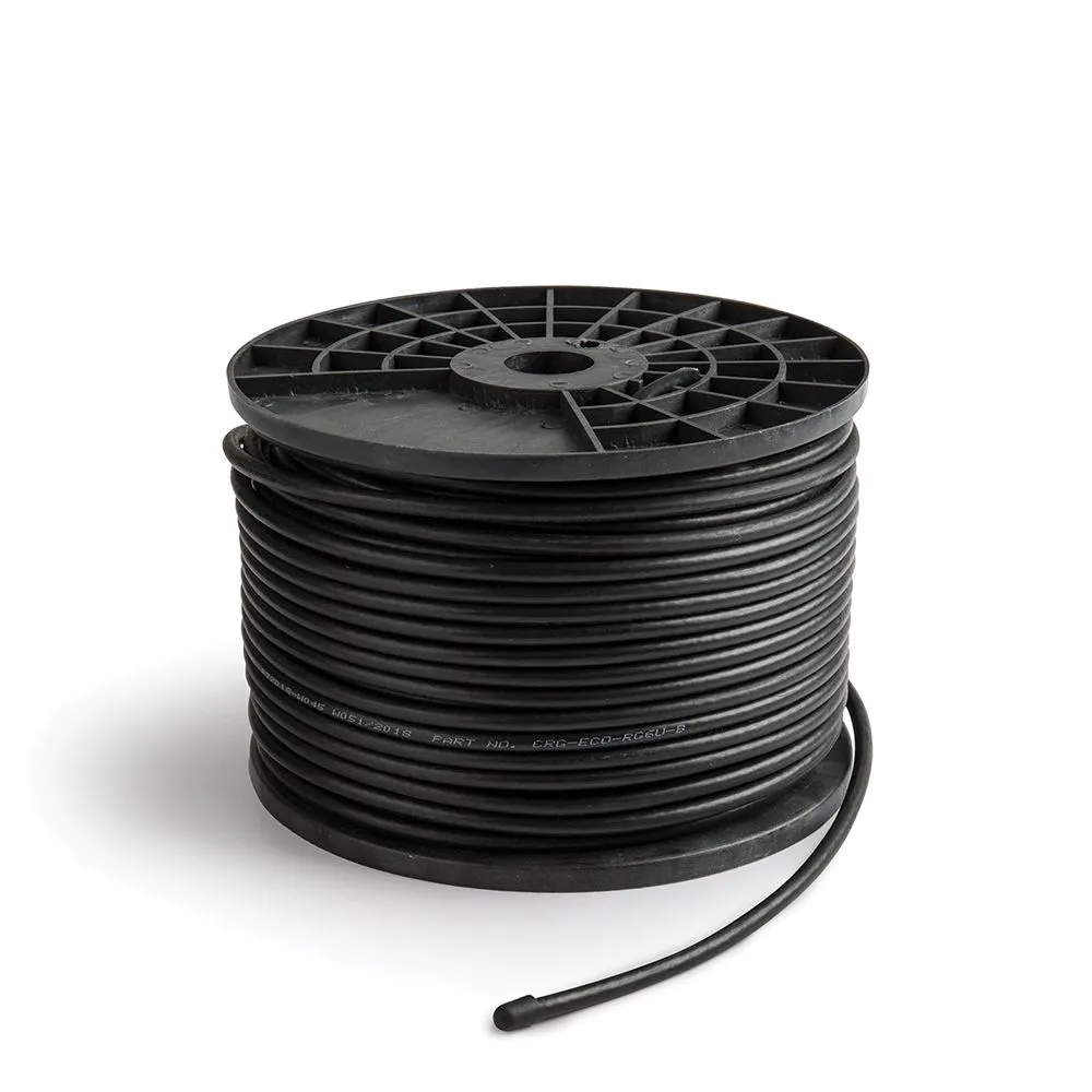 Space TV RG6 Co Axial Cable 64 Braid, Black - DStv Approved -100m
