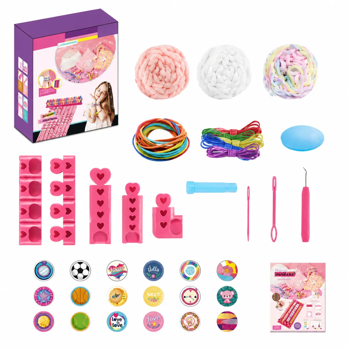 DIY Weaving Loom Kit - Creative Hats, Scarves & Wrist Straps