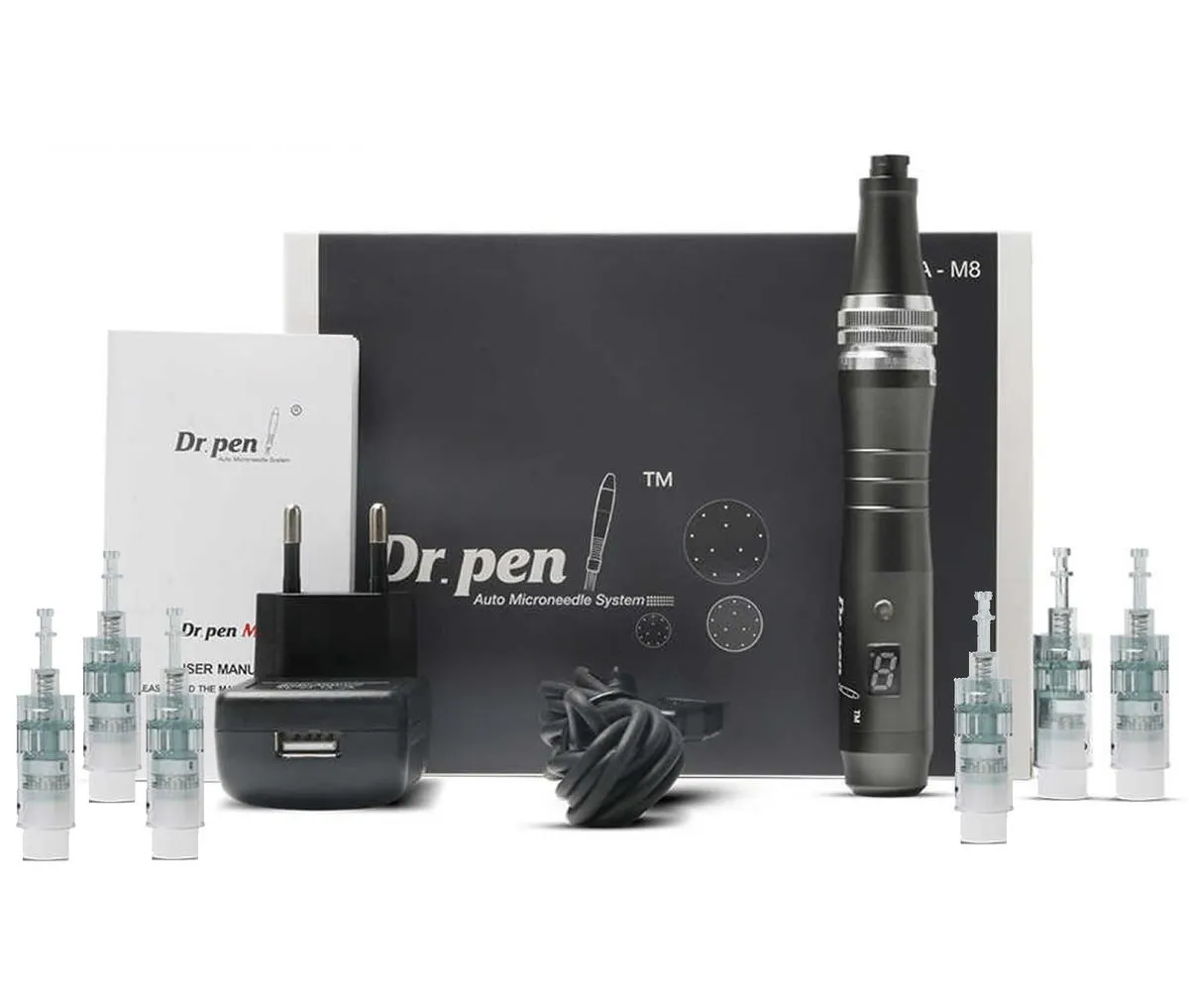 Dr Pen Ultima M8 Latest Wireless With 6 x 16 pin Cartridges