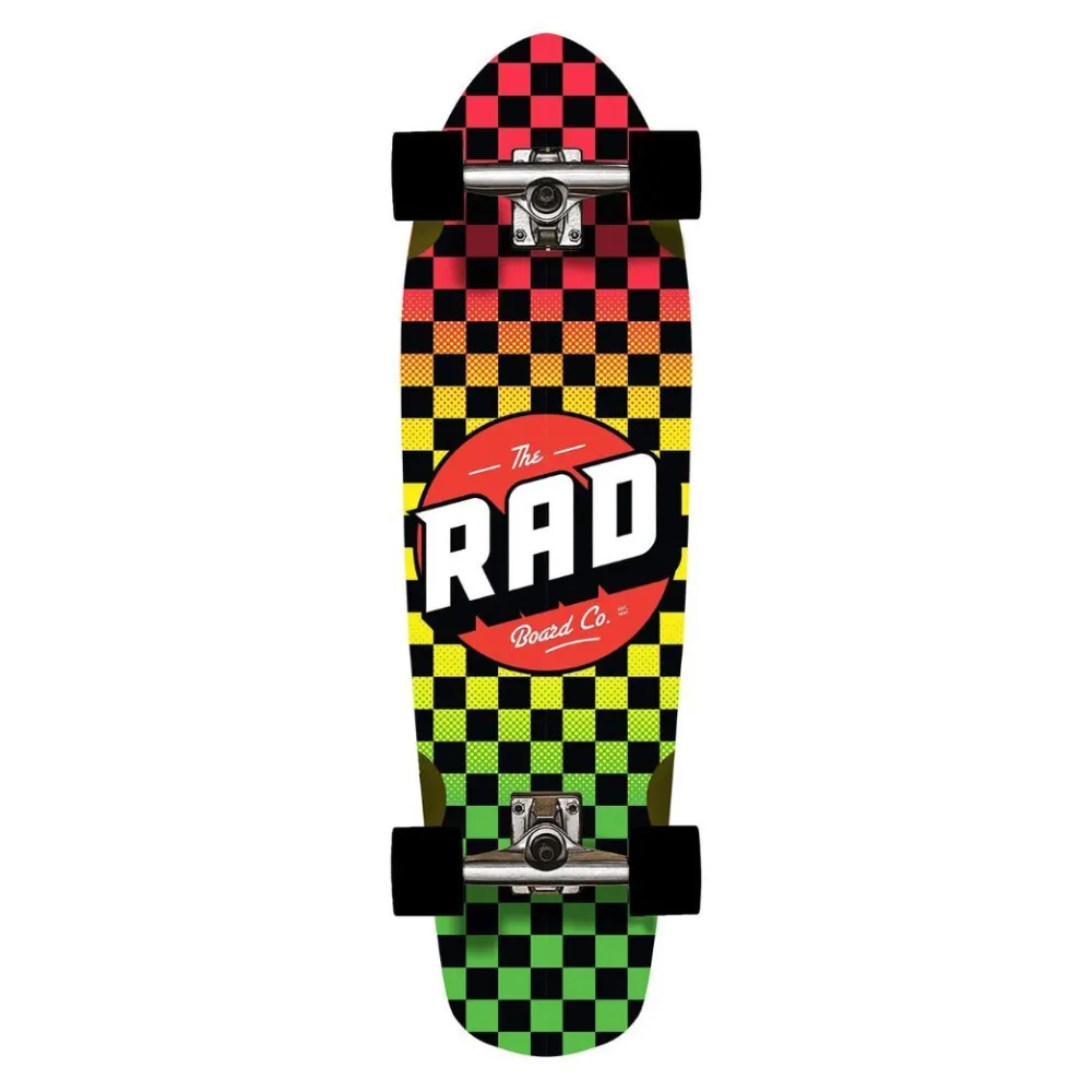 RAD Complete - Cali Cruiser - Checkers - Rusta fade - 32