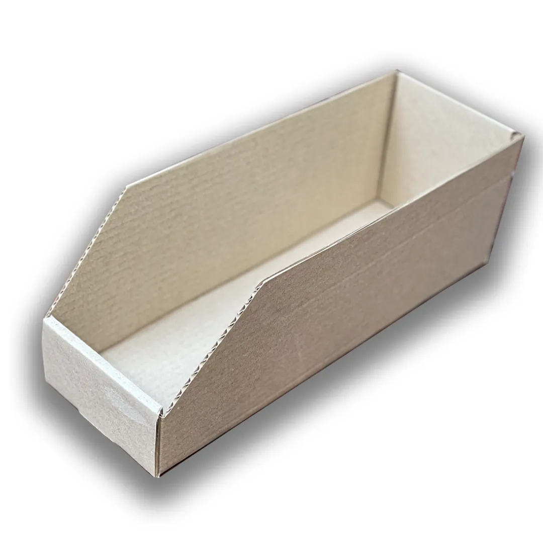 Cardboard Bin / Storage Boxes - Size: 300 x 150 x 110mm (Pack of 25)