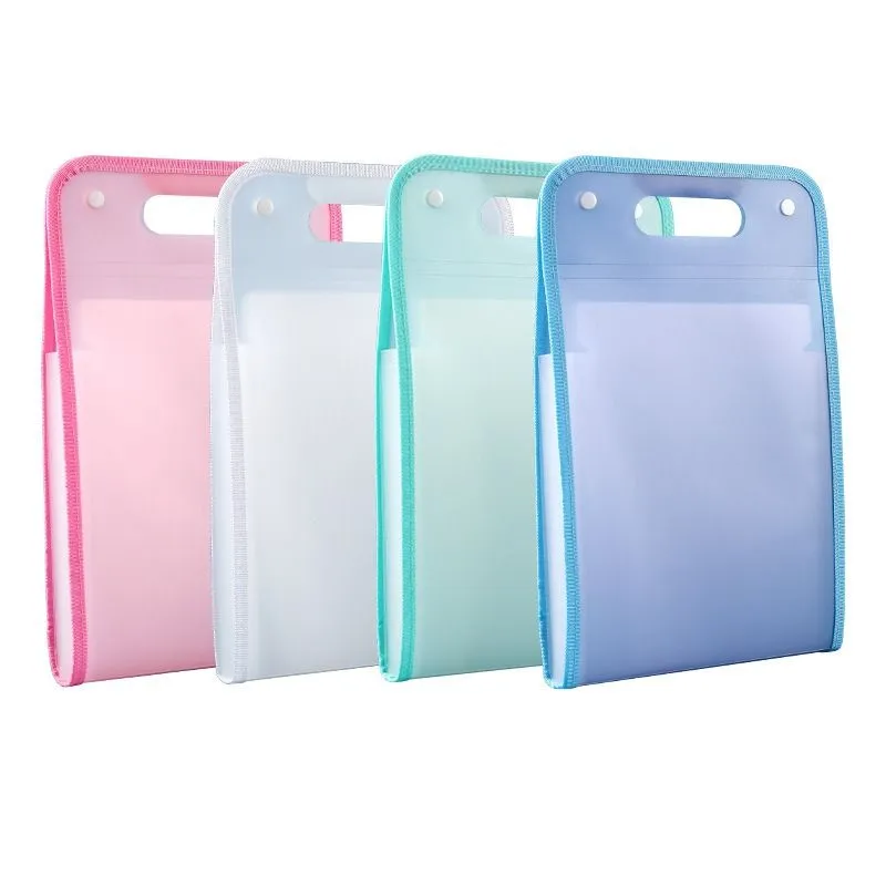 A4 Vertical 13 Pocket Expanding File Bag Handheld