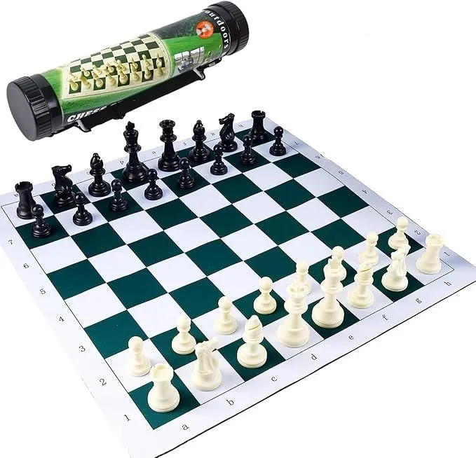 GoodMama Portable 42cm Tournament Standard Chess Set Travel Board Games