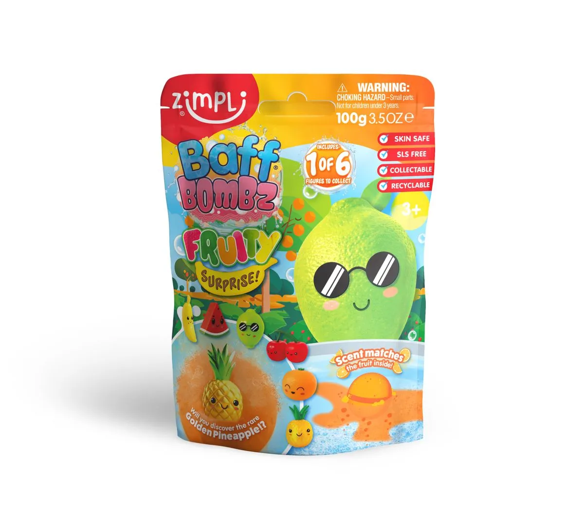 Zimpli Kids Baff Bombz Fruity Surprise