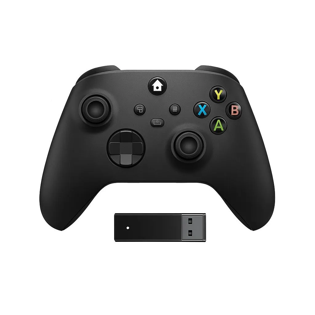 2.4G Wireless Game Controller Compatible with Xbox One - Black