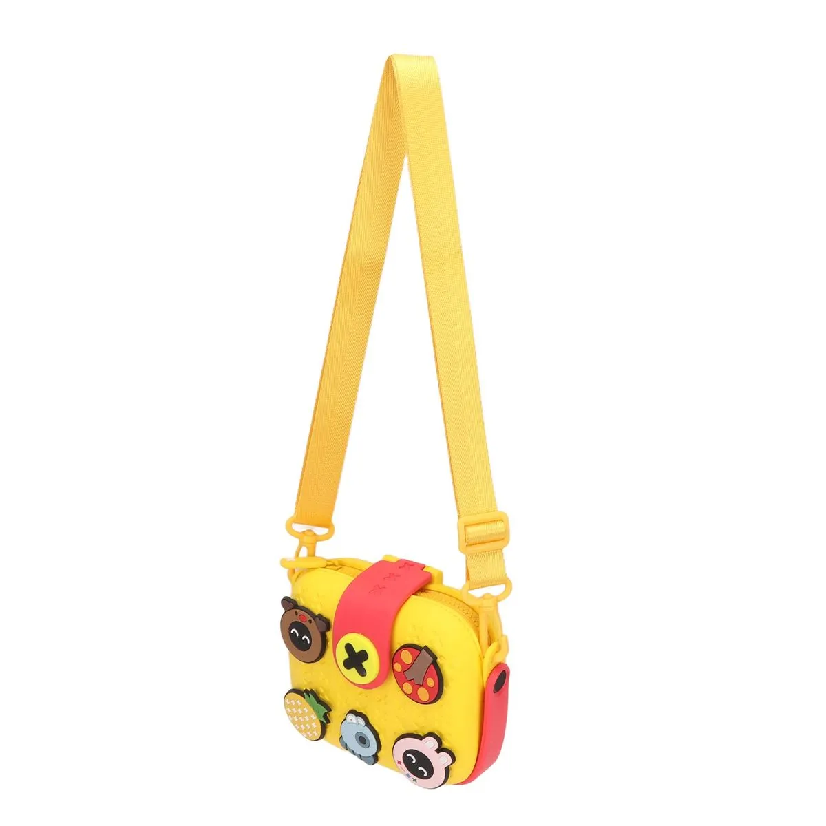 Camera Bag Pieces Cartoon Multi Color Buffer Housing Crossbody Yellow