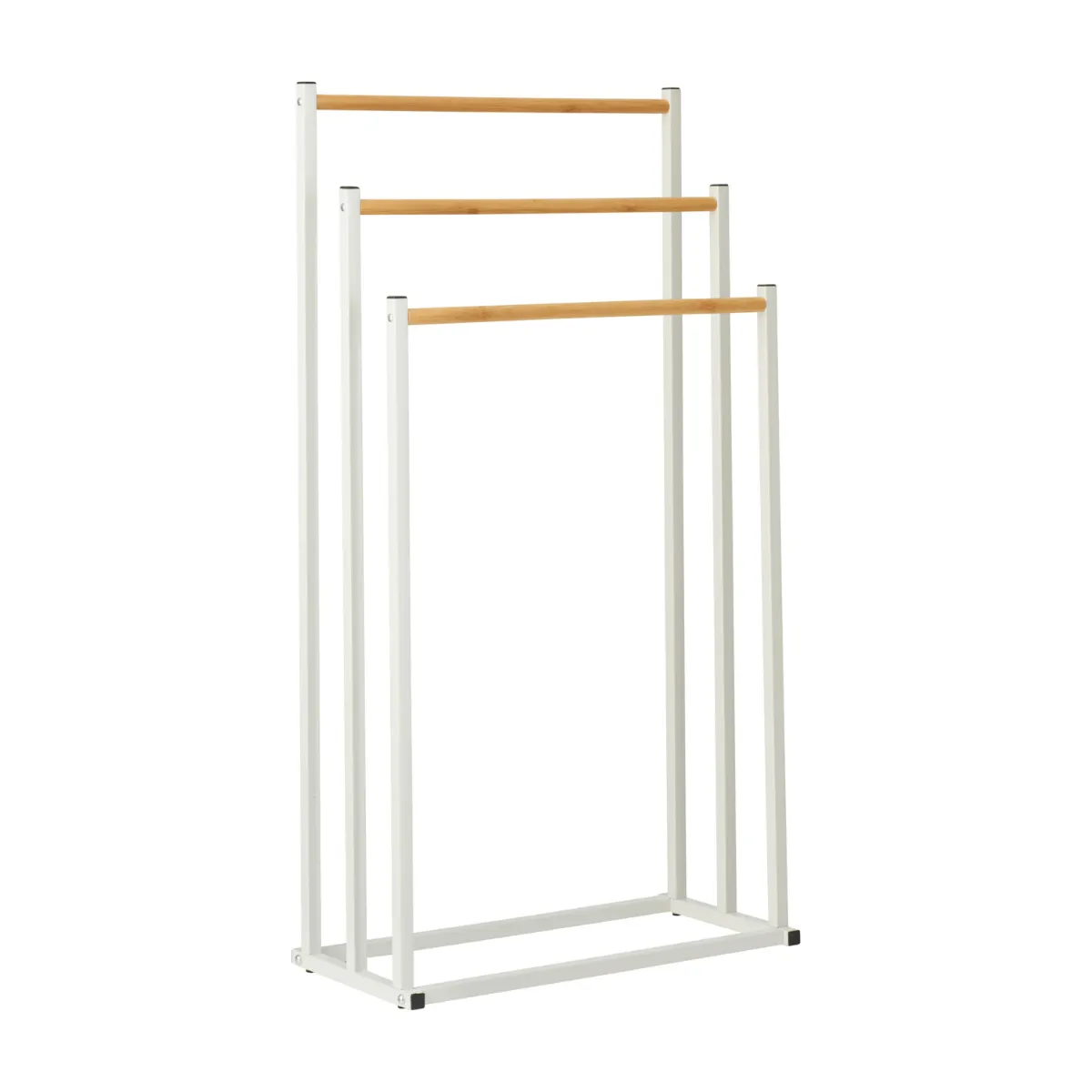 3-Tier Freestanding Towel Rack - White