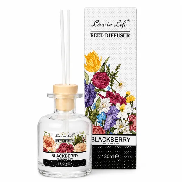Home Fragrance Diffuser Blackberry Fruity Floral Scent - 130ml